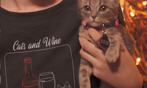Katzen und Wein