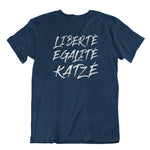 Laden Sie das Bild in den Galerie-Viewer, Egalite Katze | Unisex | T-Shirt - MegaCat
