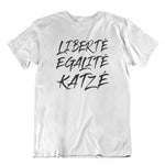 Laden Sie das Bild in den Galerie-Viewer, Egalite Katze | Unisex | T-Shirt - MegaCat
