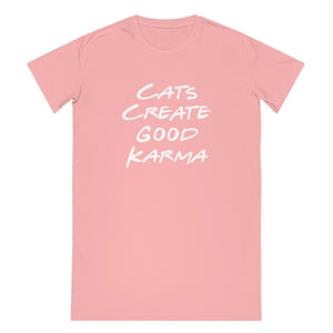 Good Karma | T-Shirt Kleid aus Bio-Baumwolle - MegaCat