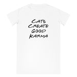 Laden Sie das Bild in den Galerie-Viewer, Good Karma | T-Shirt Kleid aus Bio-Baumwolle - MegaCat
