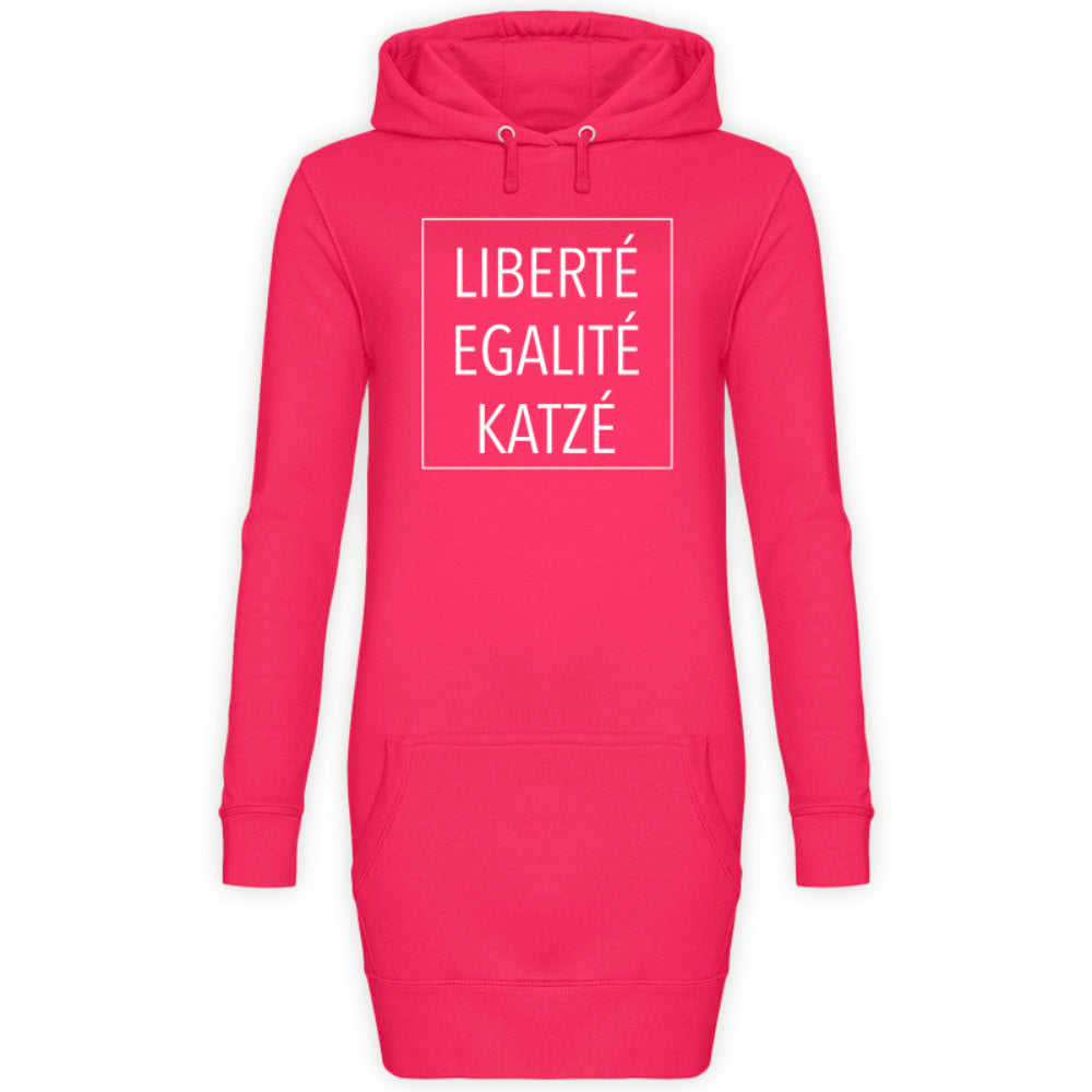 Liberte Katze | Hoodie Kleid - MegaCat