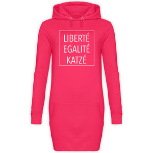 Liberte Katze | Hoodie Kleid - MegaCat