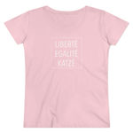 Laden Sie das Bild in den Galerie-Viewer, Liberte Katze | Damen | Bio T-Shirt - MegaCat
