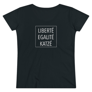 Liberte Katze | Damen | Bio T-Shirt - MegaCat