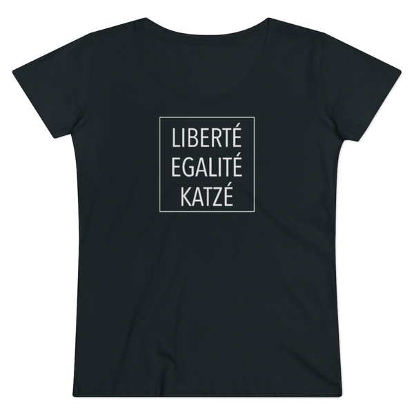 Liberte Katze | Damen | Bio T-Shirt - MegaCat