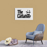 Laden Sie das Bild in den Galerie-Viewer, Catfather | Wandbild | White Edition - MegaCat
