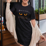 Load image into Gallery viewer, Bevor du fragst | T-Shirt Kleid aus Bio-Baumwolle - MegaCat
