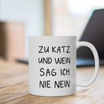 Laden Sie das Bild in den Galerie-Viewer, Nie Nein | Tasse - MegaCat
