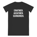 Load image into Gallery viewer, Schnurren | T-Shirt Kleid aus Bio-Baumwolle - MegaCat
