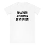 Load image into Gallery viewer, Schnurren | T-Shirt Kleid aus Bio-Baumwolle - MegaCat
