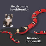 Load image into Gallery viewer, Interaktives Katzenspielzeug Schlange | Die kleine Schlange Korallie - MegaCat
