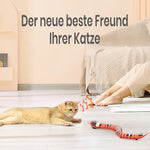 Load image into Gallery viewer, Interaktives Katzenspielzeug Schlange | Die kleine Schlange Korallie - MegaCat
