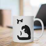 Laden Sie das Bild in den Galerie-Viewer, Tuxedo Cat | Tasse - MegaCat
