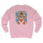 Load image into Gallery viewer, Union JackCat | Unisex | Sweatshirt - MegaCat
