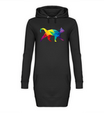 Load image into Gallery viewer, KaleidoCat | Hoodie Kleid - MegaCat
