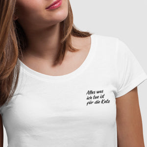 Alles für die Katz | Damen| Bio T-Shirt - MegaCat