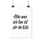 Load image into Gallery viewer, Alles für die Katz | Premium Poster - MegaCat

