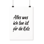 Load image into Gallery viewer, Alles für die Katz | Premium Poster - MegaCat
