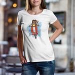 Laden Sie das Bild in den Galerie-Viewer, Born to Ride | Damen | Bio T-Shirt - MegaCat
