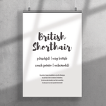 Laden Sie das Bild in den Galerie-Viewer, British Shorthair | Premium Poster - MegaCat
