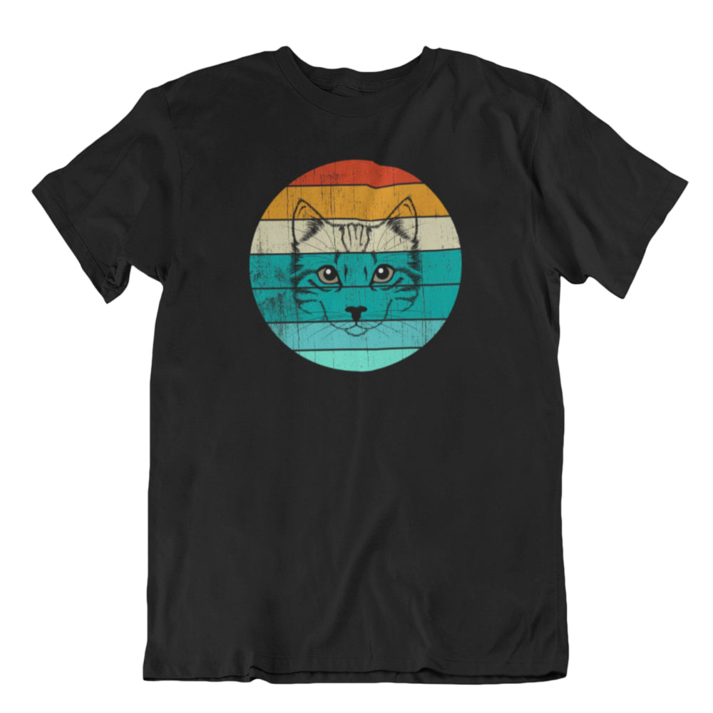 Sunset CatFace | Unisex | T-Shirt - MegaCat