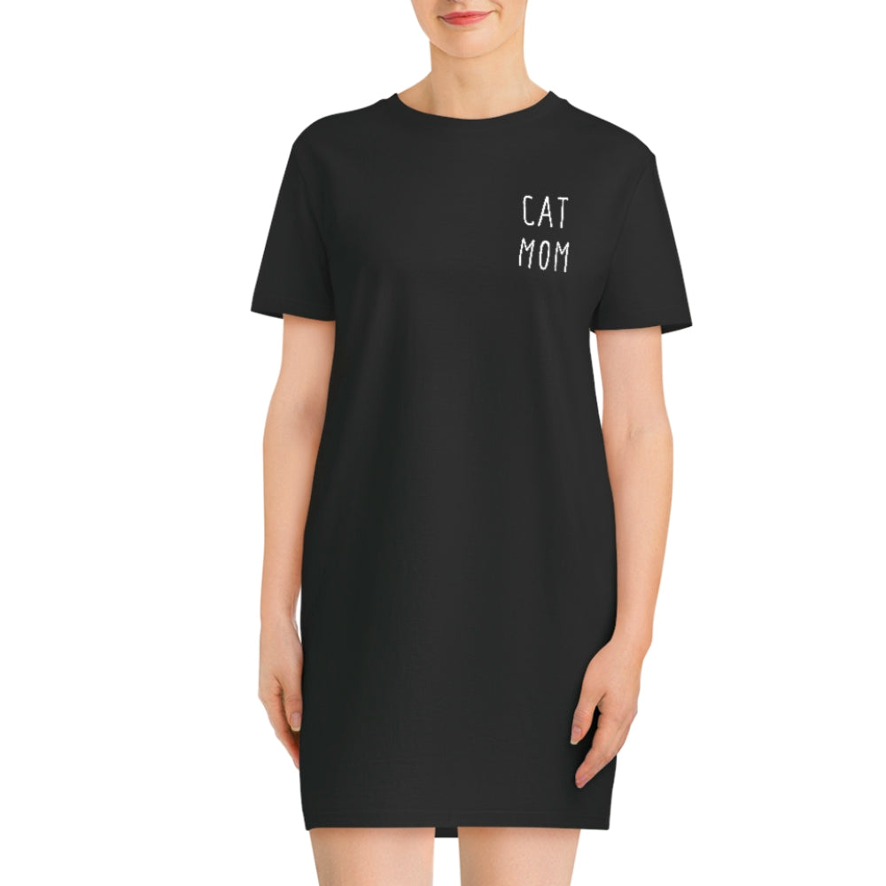 Cat Mom | T-Shirt Kleid aus Bio-Baumwolle - MegaCat