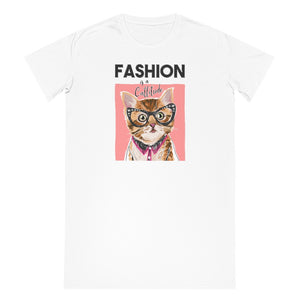 Cattitude | T-Shirt Kleid aus Bio-Baumwolle - MegaCat