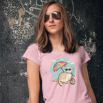 Load image into Gallery viewer, ChilloutCat | Damen | Bio T-Shirt - MegaCat
