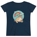 Load image into Gallery viewer, ChilloutCat | Damen | Bio T-Shirt - MegaCat
