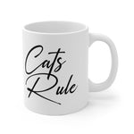 Laden Sie das Bild in den Galerie-Viewer, Cats Rule | Tasse - MegaCat
