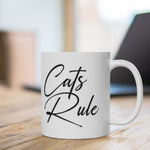 Laden Sie das Bild in den Galerie-Viewer, Cats Rule | Tasse - MegaCat
