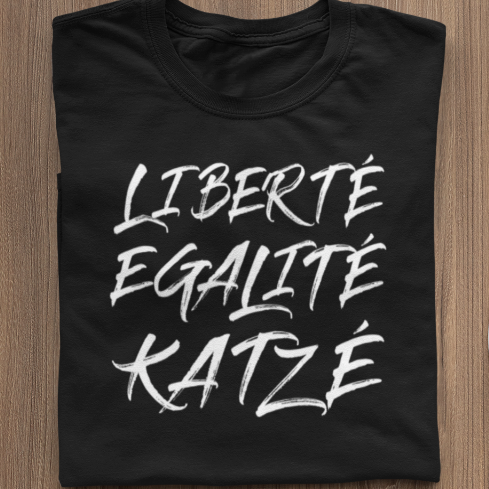 Egalite Katze | Unisex | T-Shirt - MegaCat