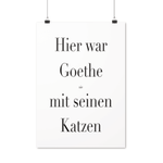 Laden Sie das Bild in den Galerie-Viewer, Goethe Katzen | Premium Poster - MegaCat

