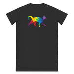 Load image into Gallery viewer, Kaleidocat | T-Shirt Kleid aus Bio-Baumwolle - MegaCat
