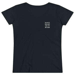 Nie Nein | Damen | Bio T-Shirt - MegaCat