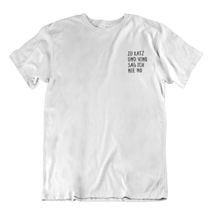 Nie No Vino | Unisex | T-Shirt - MegaCat