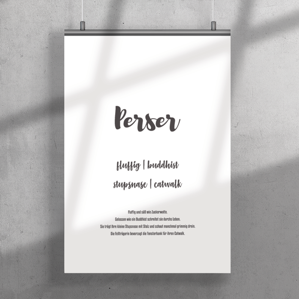 Perser | Premium Poster - MegaCat