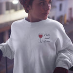 Load image into Gallery viewer, Red Wine | Unisex | Sweatshirt - MegaCat
