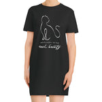 Load image into Gallery viewer, Simplicity | T-Shirt Kleid aus Bio-Baumwolle - MegaCat
