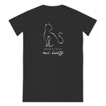 Load image into Gallery viewer, Simplicity | T-Shirt Kleid aus Bio-Baumwolle - MegaCat
