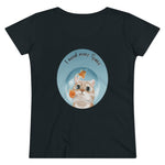 Laden Sie das Bild in den Galerie-Viewer, More Space | Damen | Bio T-Shirt - MegaCat
