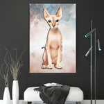 Load image into Gallery viewer, Sphynx | Wandbild | Art Edition - MegaCat
