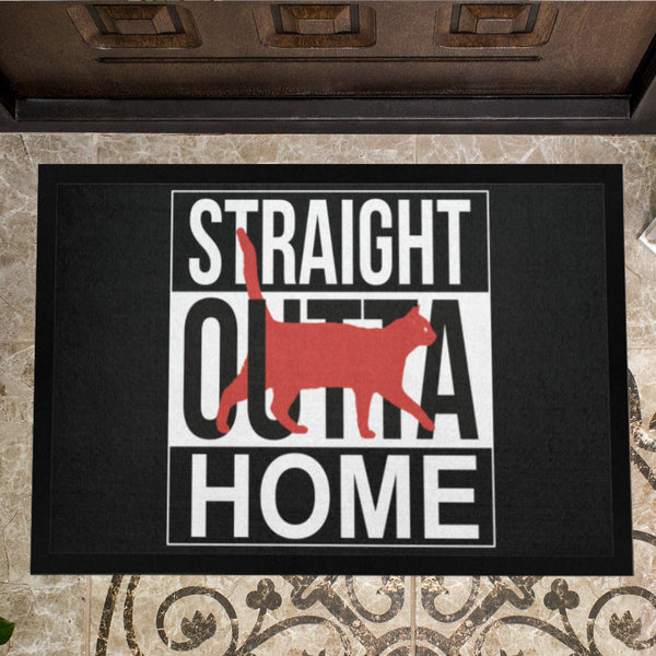 Straight outta | Fussmatte - MegaCat