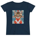 Load image into Gallery viewer, Union JackCat | Damen | Bio T-Shirt - MegaCat
