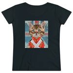 Load image into Gallery viewer, Union JackCat | Damen | Bio T-Shirt - MegaCat
