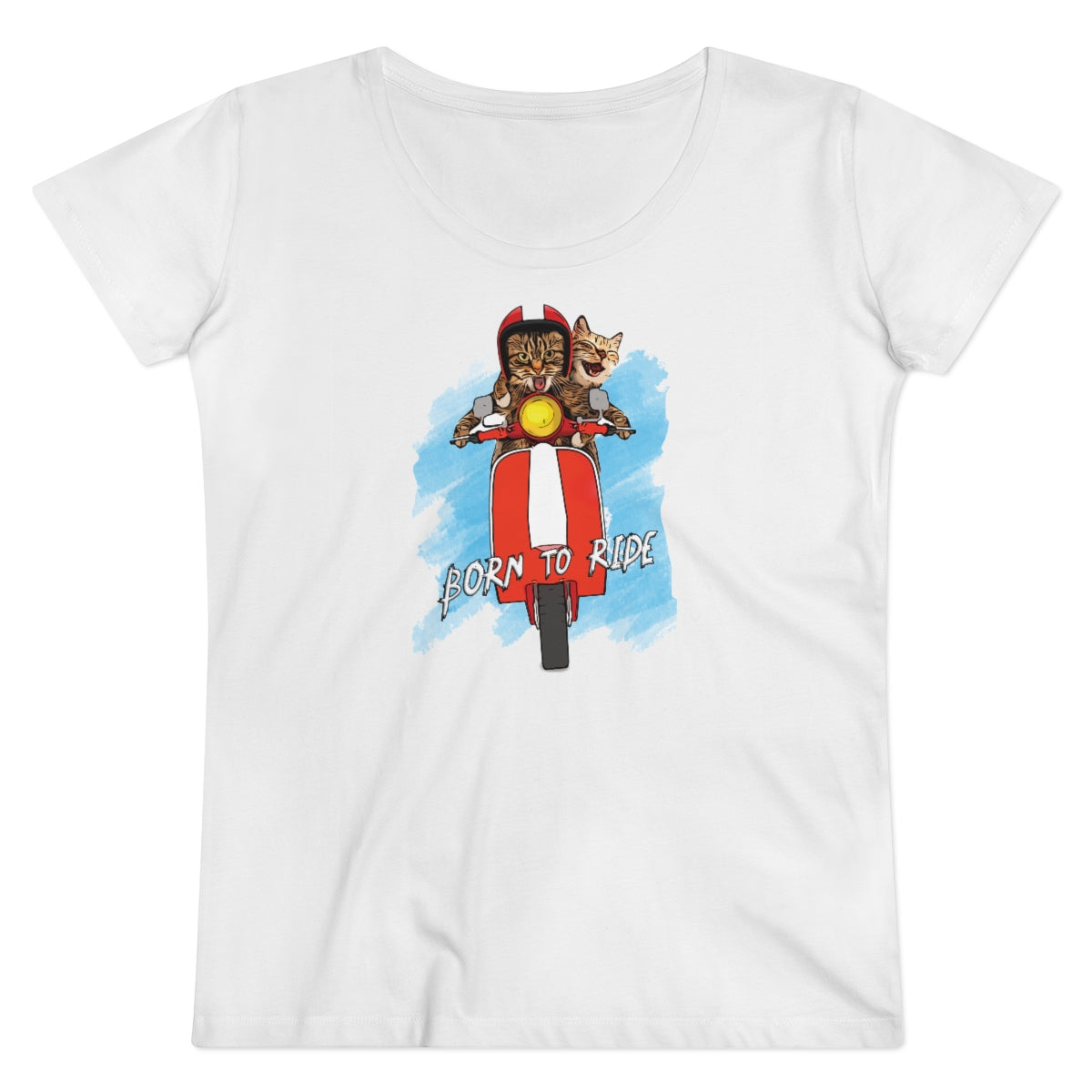 Born to Ride | Damen | Bio T-Shirt - MegaCat