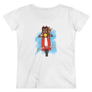 Born to Ride | Damen | Bio T-Shirt - MegaCat